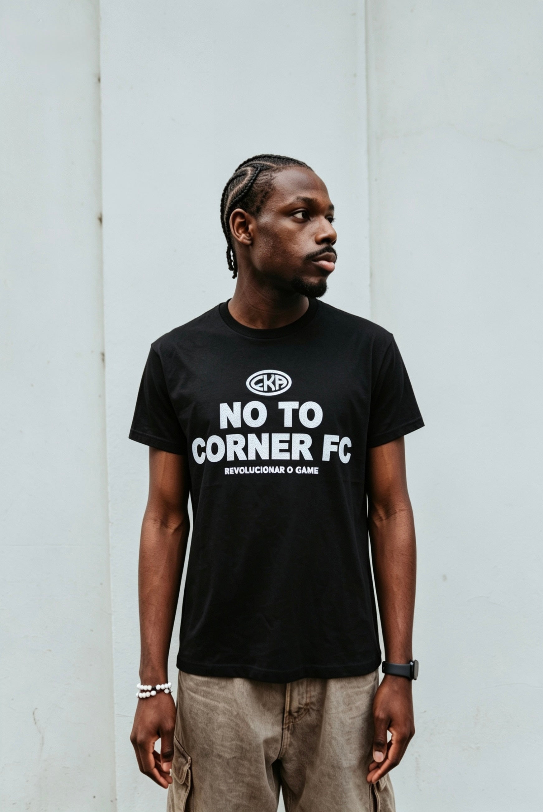 T-shirt à manches courtes “NO TO CORNER FC"