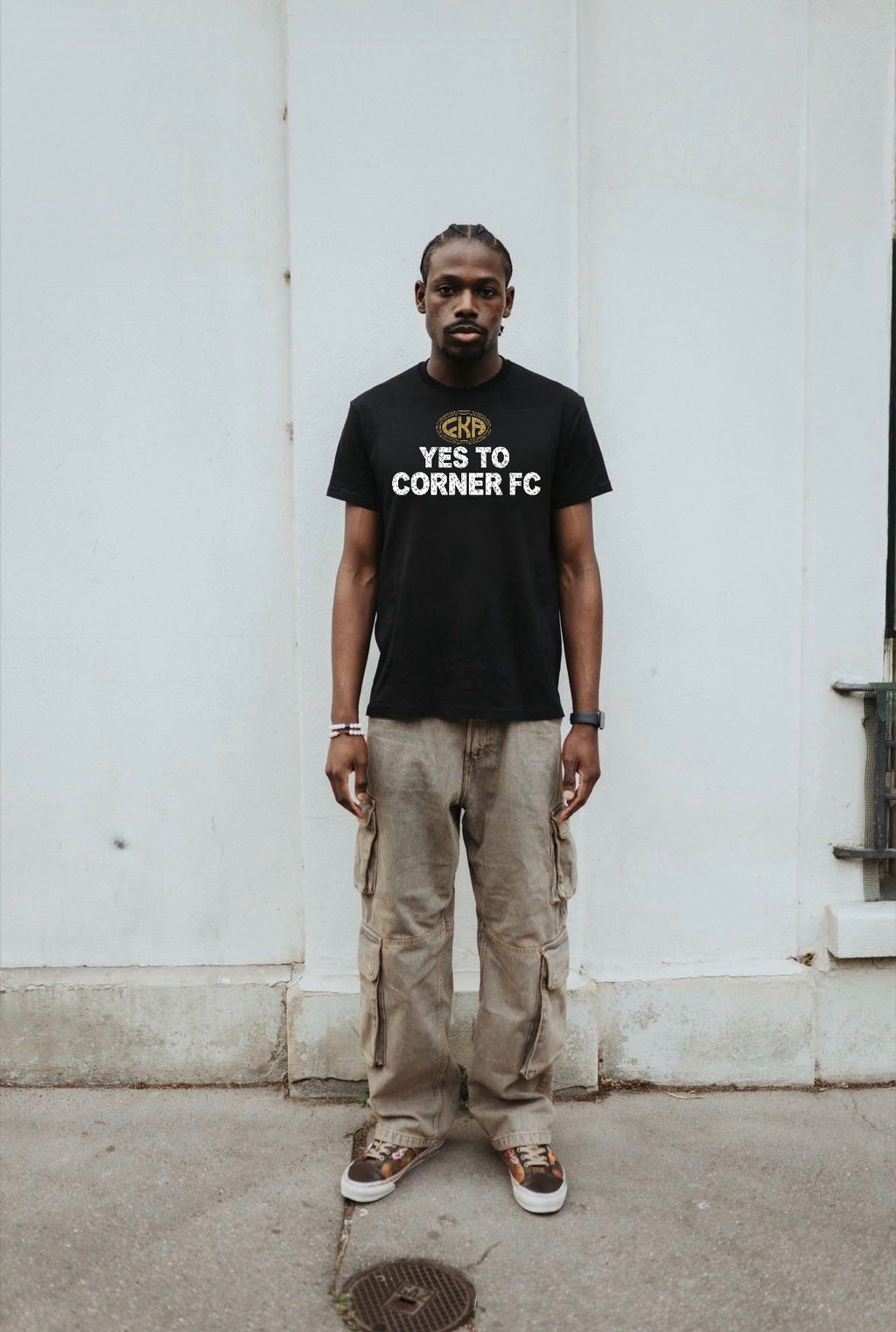 T-shirt à manches courtes "YES TO CORNER FC"