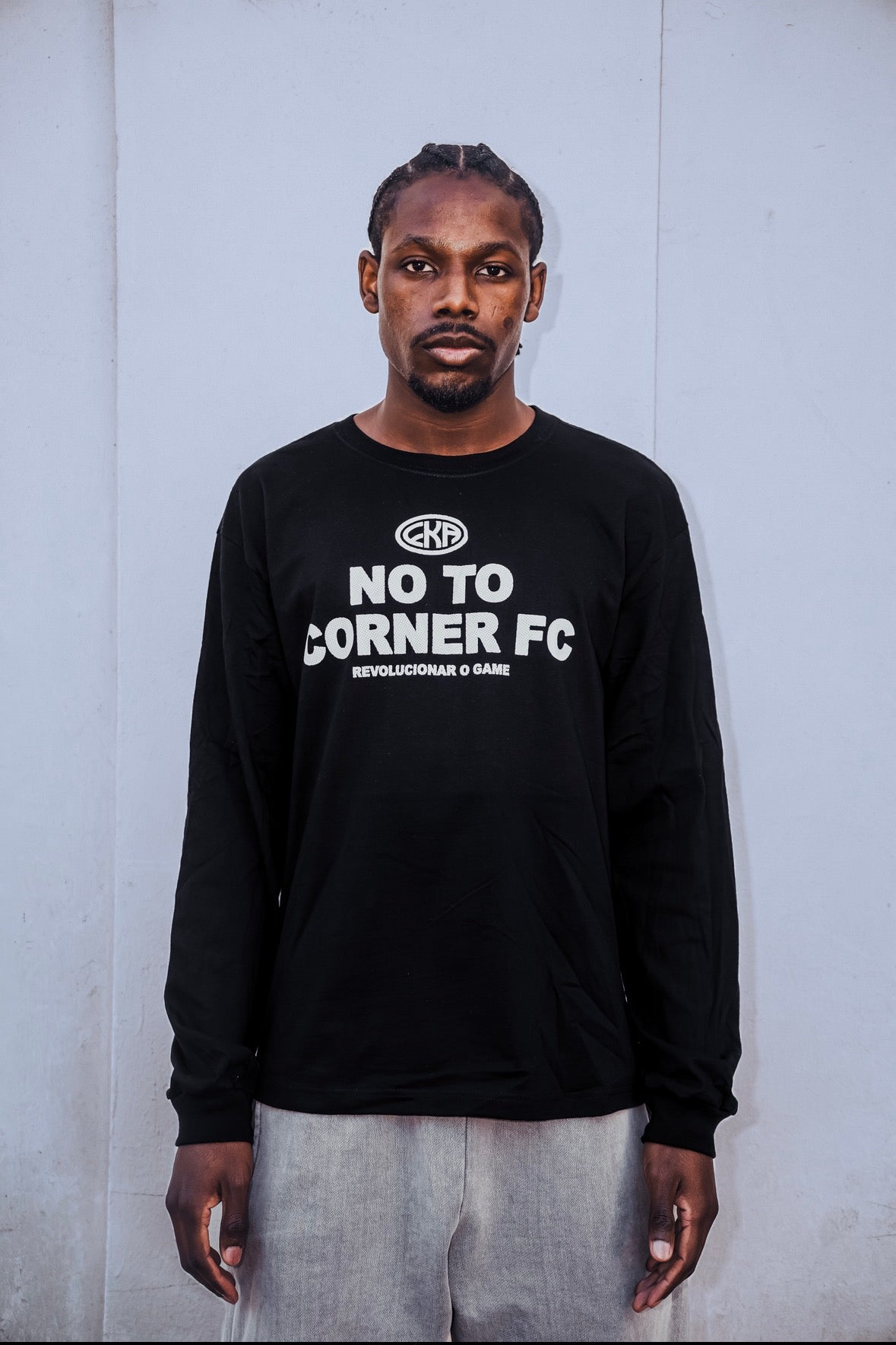 T-shirt à manches longues "NO TO CORNER FC"