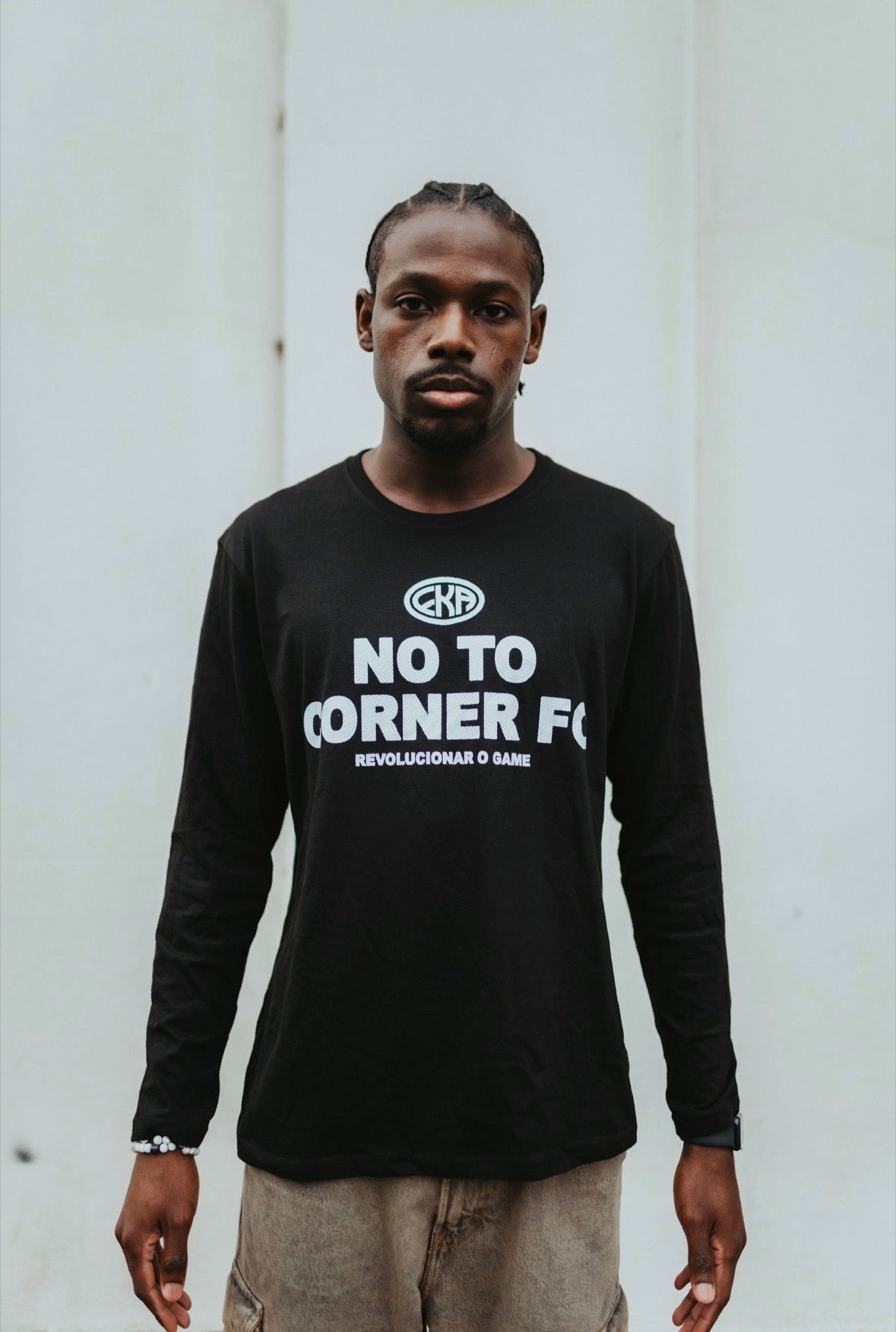 T-shirt à manches longues "NO TO CORNER FC"