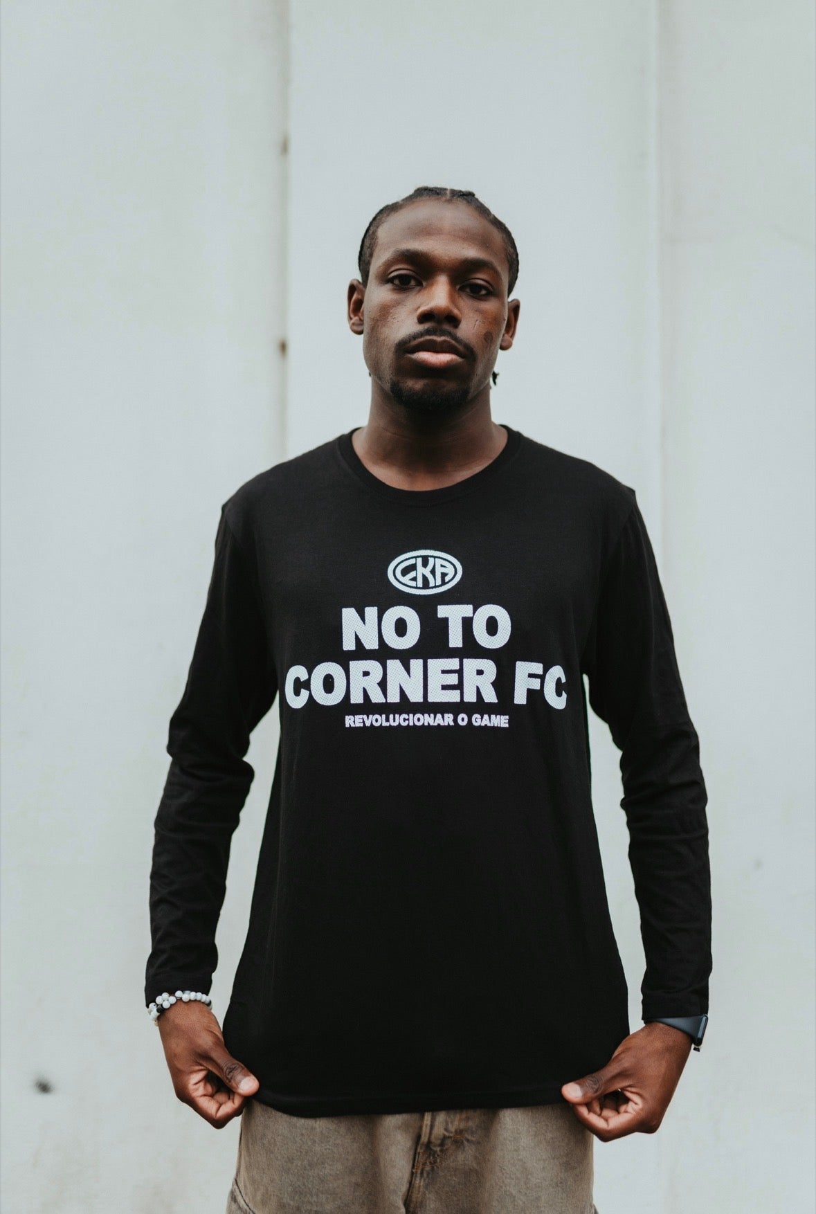 T-shirt à manches longues "NO TO CORNER FC"