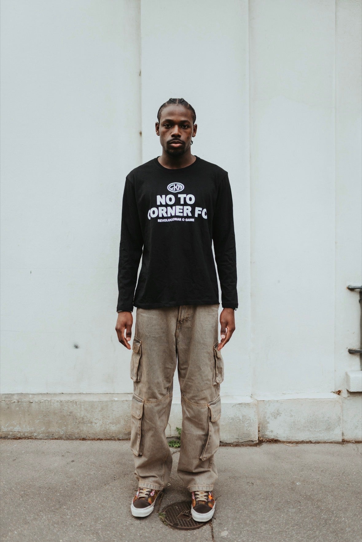 T-shirt à manches longues "NO TO CORNER FC"